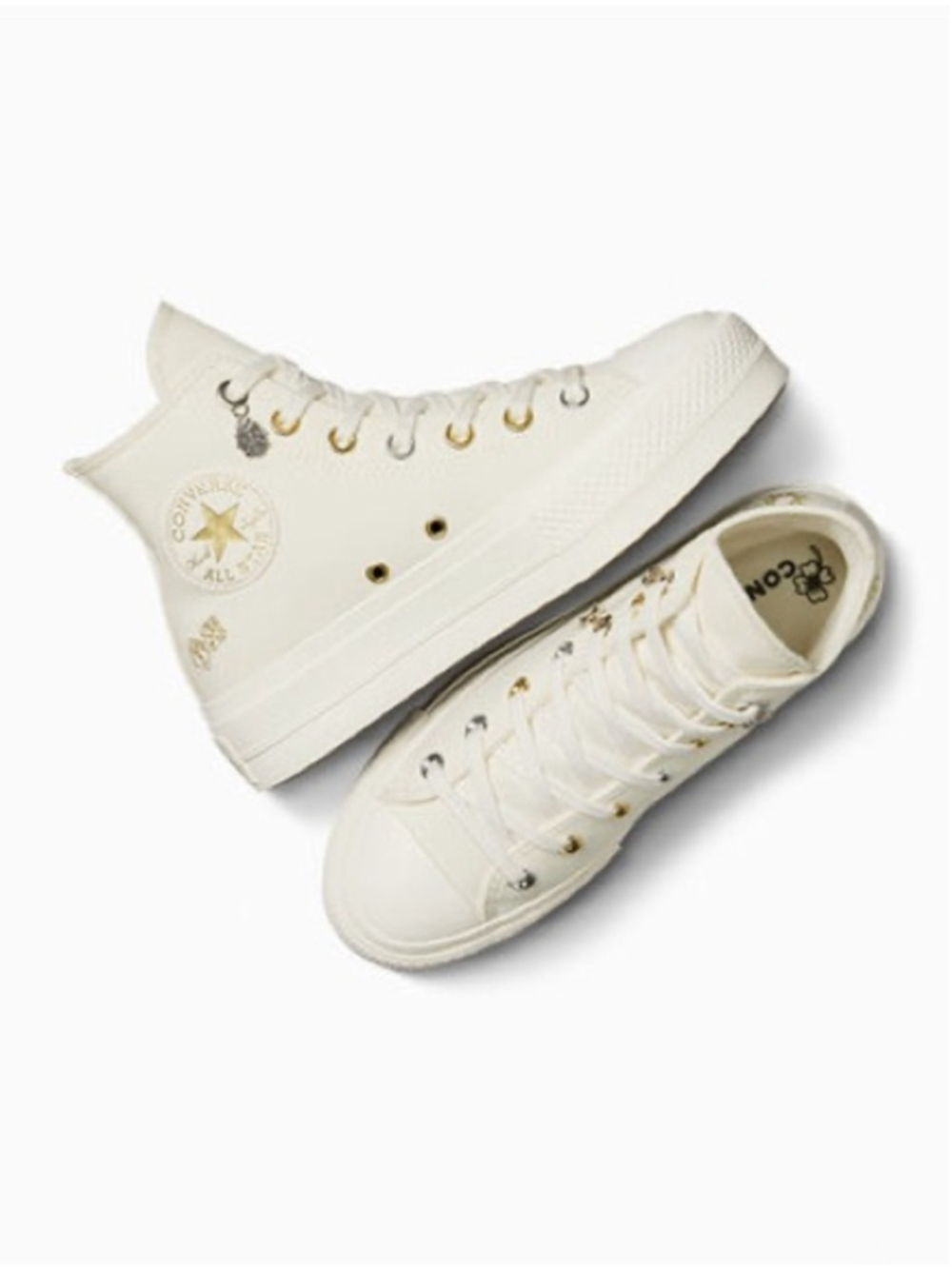 Converse Chuck Taylor All Star Lift Platform Luck Charms Hi Sneakers Sz 8 EUC - Picture 2 of 14